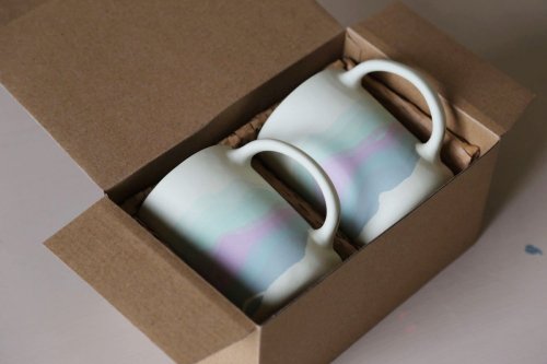 'AURORA' Color-Dripped Mug (New)