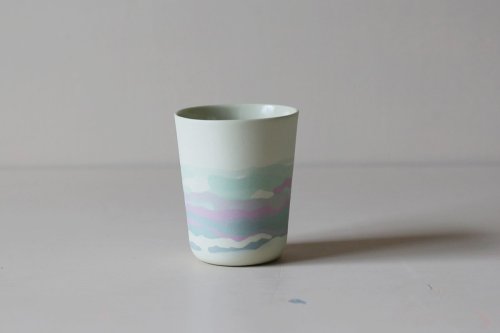 'AURORA' Color-Dripped Cup (New)